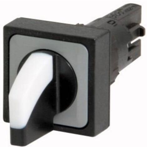 Commutateur rotatif 3 positions blanc à accrochage EATON Q25WK3R1 (1/2)