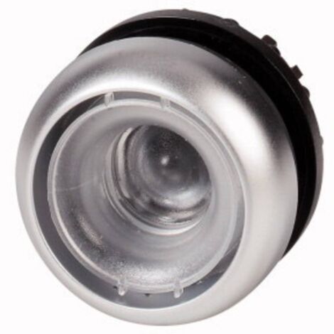 Bouton-poussoir plat sans étiquette à accrochage EATON M22-DR-X (1/3)