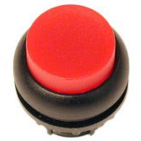 Bouton-poussoir lumineux saillant rouge à rappel EATON M22S-DLH-R (1/2)