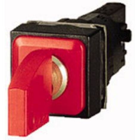 Bouton à clé 3 positions rouge à accrochage EATON Q18S3R-RT (1/2)