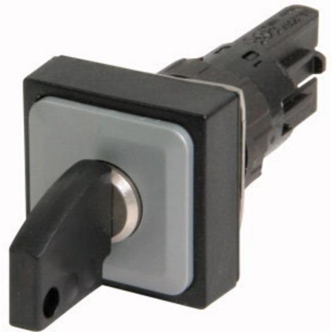 Bouton à clé 3 positions noir à accrochage EATON Q25S3R (1/5)