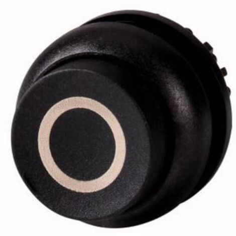 Bouton-poussoir saillant noir 0 à rappel EATON M22S-DH-S-X0 (1/2)