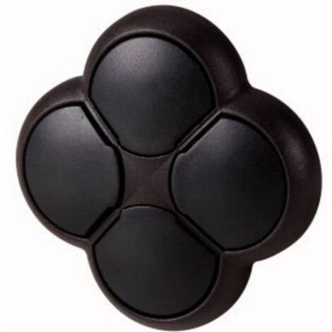 Bouton-poussoir 4 positions noir à rappel EATON M22S-D4-S (1/2)