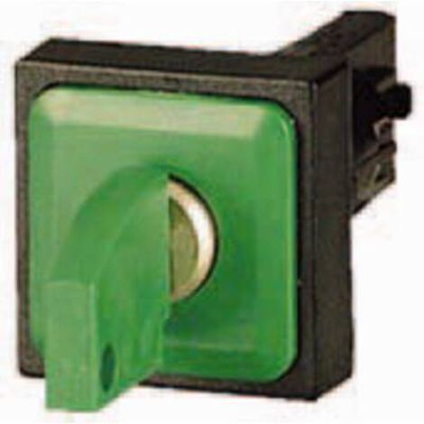 Bouton à clé 3 positions vert à rappel EATON Q25S3-GN (1/2)