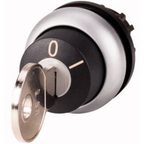 Bouton à clé 2 positions à accrochage EATON M22-WRS-MS5-A1 (1/2)