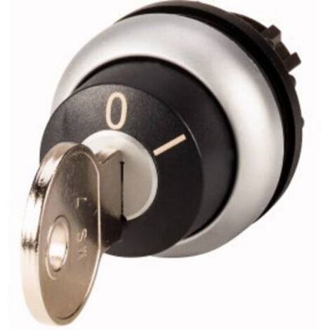 Bouton à clé 2 positions à accrochage EATON M22-WRS-MS7 (1/2)