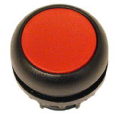Bouton-poussoir plat rouge à rappel EATON M22S-D-R (1/4)