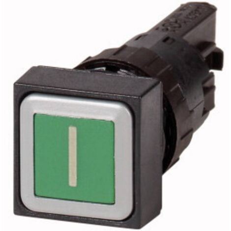 Bouton-poussoir vert I à rappel EATON Q18D-11 (1/3)
