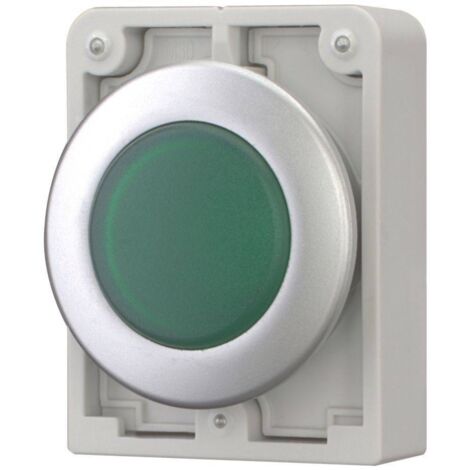 Voyant lumineux 30mm flush vert EATON M30C-FL-G (1/2)