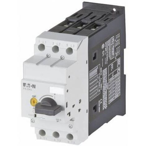 Disjoncteur de protection moteur 3p Ir 50-58A borne à boulon EATON PKZM4-58 (1/2)