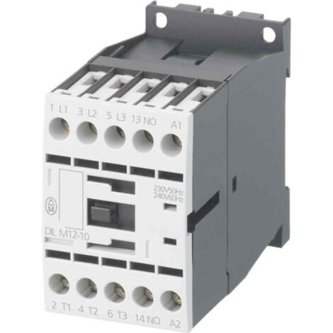 Contacteur de puissance 3p+1F 3kW/400V/AC3 EATON DILM7-10(24V50HZ) (1/3)