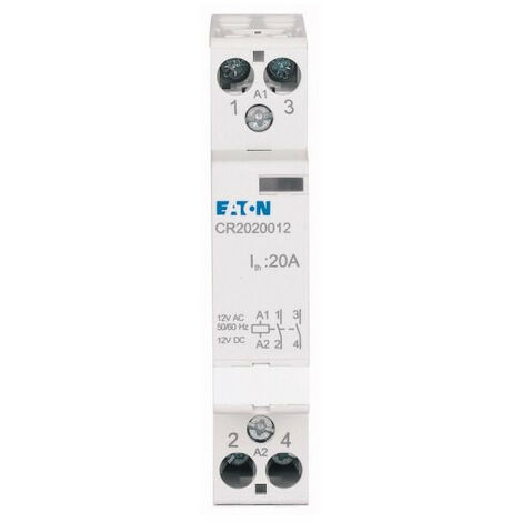 Relais modulaire 8V AC/DC 1F+1O 20A 000193909 EATON CR2011008 (1/2)
