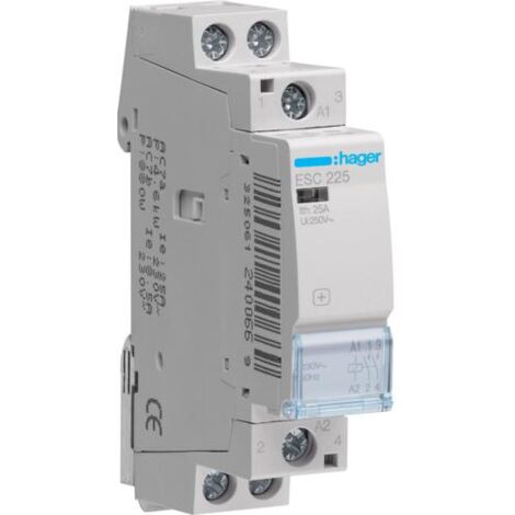 Contacteur 25A 2F 230V HAGER ESC225