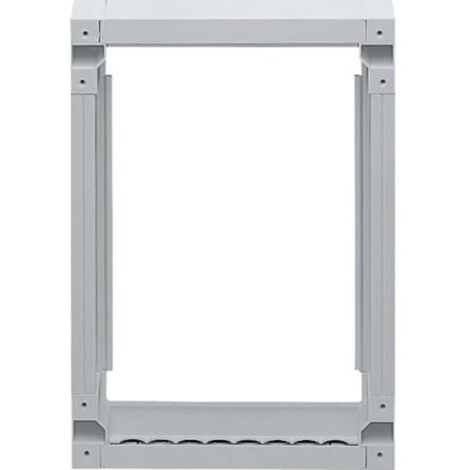 Hager – Réhausse pour coffret Gamma 13 – 1 rangée – Largeur 250mm – Hauteur 250mm – Acier laqué blanc RAL 9010 – Compatible GD113A et GA01xN - GR113AN