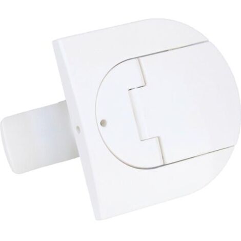 Fermeture standard VegaD IP4x – Poignée tournante en métal – Pour armoire Hager – Entraxe 72mm – Sens d'ouverture droite (1/4)
