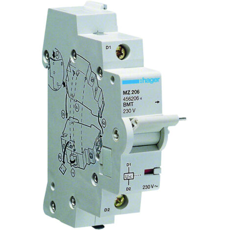 Bobine manque tension 230V AC HAGER MZ206 (1/3)