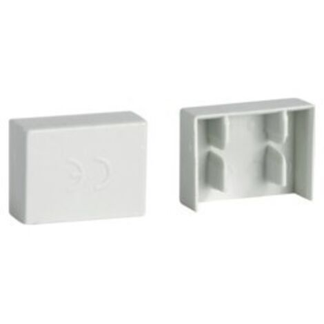 10 bouchons latéraux pour barres de pontage 4P HAGER KZ024 (1/2)