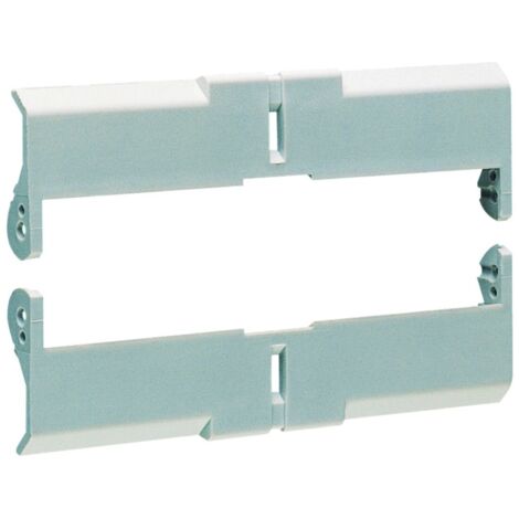 Jeu de 2 cache bornes plombable pour interrupteur différentiel 25 à 63A 4M HAGER CZN006 (1/4)