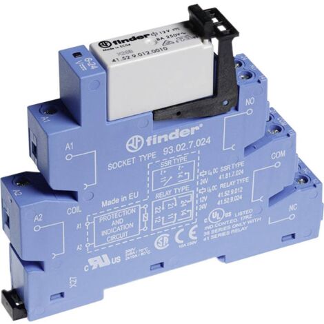Finder 38.52.7.060.0050 Interface relais 60 V/DC 8 A 2 inverseurs (RT) 1 pc(s) Y521403 (1/2)