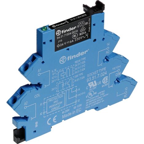 Finder 38.61.7.012.4050 Interface relais 12 V/DC 6 A 1 inverseur (RT) 1 pc(s) Y523413