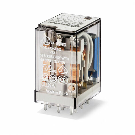Relais industriel 3RT 10A 230V AC AgNi 279510 FINDER 551382300000 (1/2)