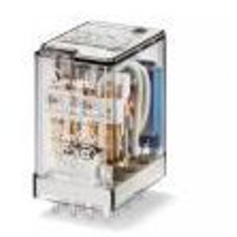 Relais industriel 4RT 7A 60V DC AgNi FINDER 551490600000 (1/2)