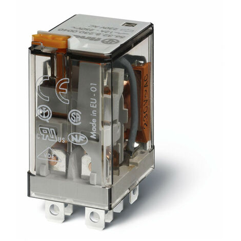 Relais de puissance 2RT 12A 12V AC FINDER 563280120000 (1/2)