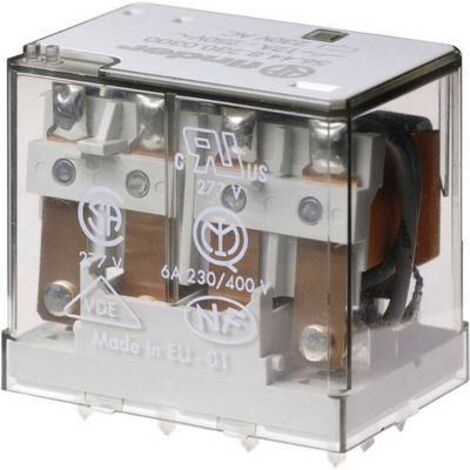 Finder 56.44.8.125.0000 Relais pour circuits imprimés 125 V/AC 12 A 4 inverseurs (RT) 1 pc(s) Y523183 (1/2)