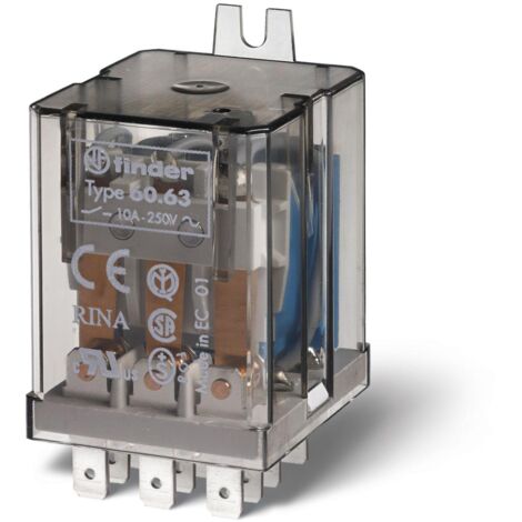 FINDER 60.63 RELE 230VAC 3Ctos 10Amp
