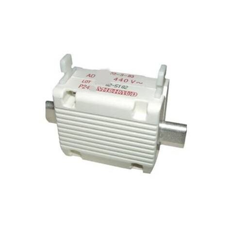 Michaud – Cartouche fusible à couteaux taille 00 AD 90A – Pouvoir de coupure 90A – Pour disjoncteur sur dérivation individuelle