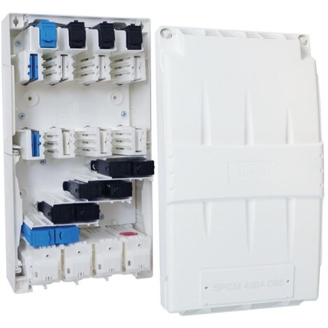 Michaud – Coffret SPCM 400A – Départ 200A – 2 dérivations 6-95 mm² – Pour infrastructures de recharge véhicules électriques - GE007