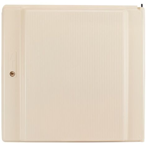 Michaud – Porte de coffret électrique S15 ivoire – Éclairage intégré – Indice de protection IP40 – Pour installation intérieure – Dimensions 300x200mm
