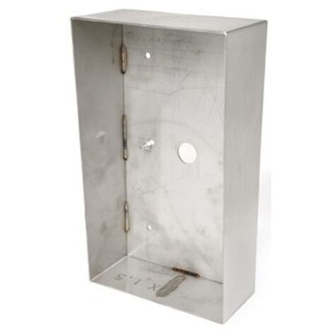 Cadre saillie inox avec visière pour platines kda2&kda4 SKDA AIPHONE 110582 (1/3)