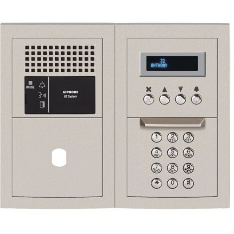 Platine audio modulaire à défilement & emplacement vigik sans boucle magnétique GTBAHSBM AIPHONE 200286
