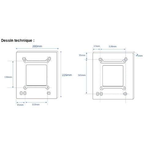 Plaque de proprete moniteur 1750/1 URMET 1750/51 (1/2)
