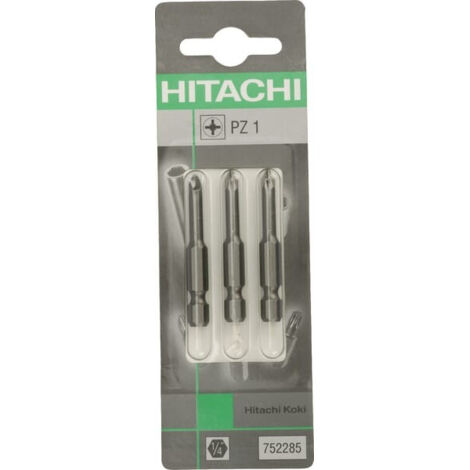 Embout Pozidriv® N°1 L.50 x 3 HIKOKI 752285 (1/2)