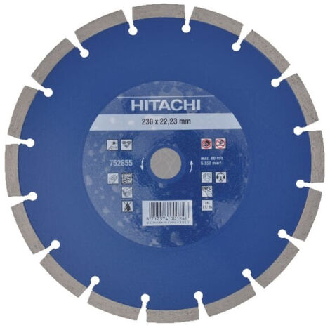 Disque diamant Ø115 al.22.2 seg.10 béton laser HIKOKI 752851 (1/2)