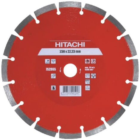 Disque diamant Ø115 al.22.2 seg.10 brique laser abrasif HIKOKI 752861 (1/2)