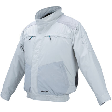 BLOUSON AVEC 2 VENTILATEUR 2XL EN TITANE MAKITA DFJ410Z2XL (1/3)