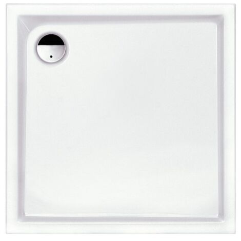 RECEVEUR CARRE SLAM ACRY 80X80 BLANC LEDA L12SLC0080 (1/2)