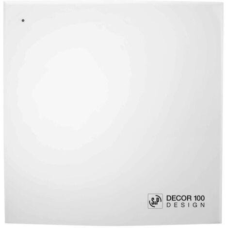 Unelvent – Aérateur extra-plat 80 m3/h – Puissance 10,7W – Hygrostat réglable 60-90% HR – Clapet anti-retour – D 100 mm – Installation murale/plafond (1/4)