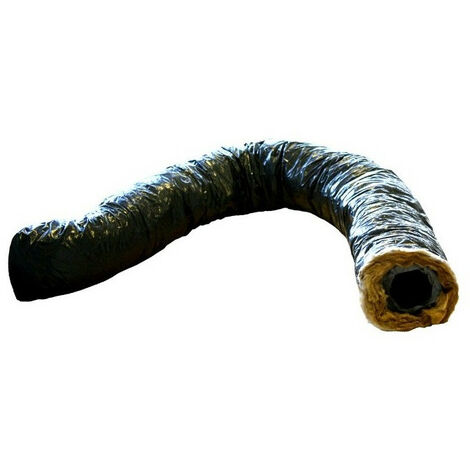 Gaine souple PVC isolée - GP ISO 200/25 ECOSOFT S&P UNELVENT - 813925 Diam 200 mm - isolation 25 mm - long. 6m