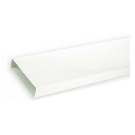 Tube rectangulaire 55x110 Lg 1,5m - TPR 200 S&P UNELVENT - 833643  Conduit long. 1.5
