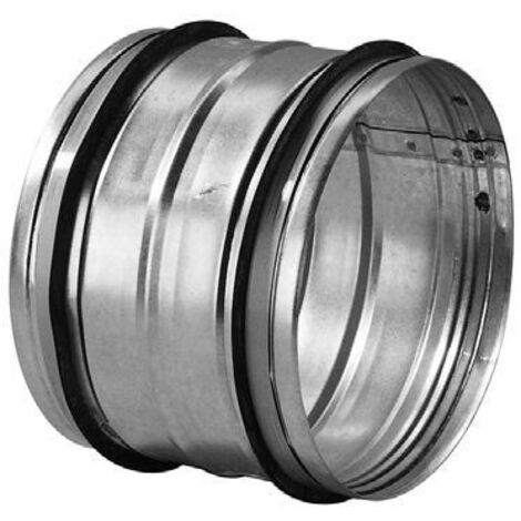 Manchon raccord mâle en acier galvanisé raccord à joint D.160 mm S&P (UNELVENT) 867856