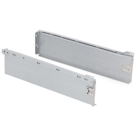 Emuca – Tiroir de cuisine et salle de bain Ultrabox 150mm – Acier peint aluminium – Résistant à la corrosion – Optimise l'espace de rangement