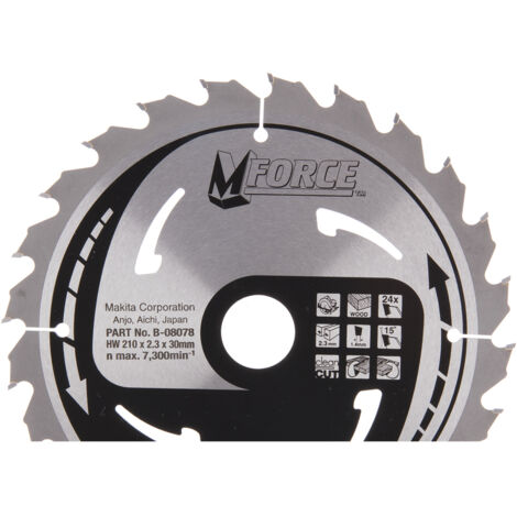 Makita Kreissägeblatt, MFORCE 210 x 30 mm • 24 Zähne (1/3)