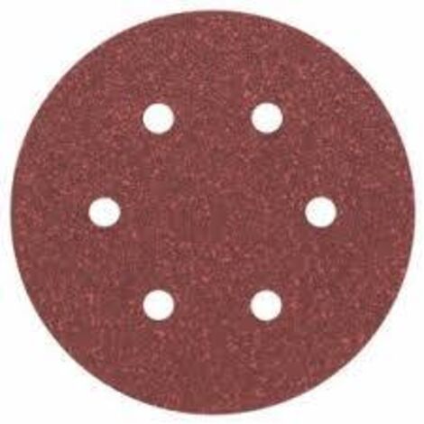 Makita – Disques abrasifs 6 trous Velcro Ø150mm – Grain 40 pour ponçage bois dur et métal – Finition lisse professionnelle