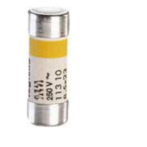Cartouche cylindrique domestique 8,5x23mm sans voyant 4A LEGRAND 011304
