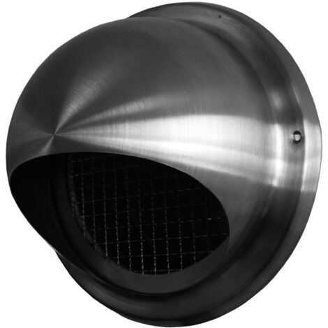 Prise d'air ou sortie d'air de façade semi-sphérique en acier inox D.125 mm S&P (UNELVENT) 870253