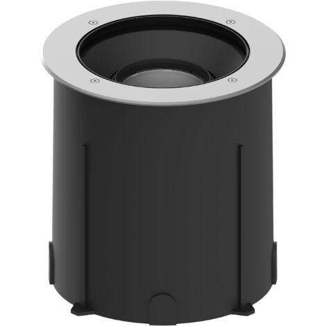 LUMISOL 230 Enc.Sol Ext. IP67 IK10 inox 316L rond LED 19W 70° 4000K 2450lm ARIC 51930 (1/3)